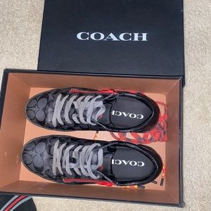 Men’s Coach Leather Sneakers
